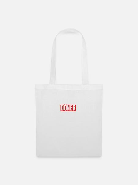 Döner Boxlogo - Stoffbeutel - Weiß