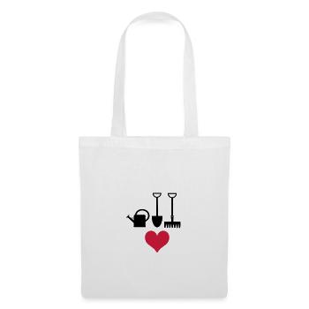 jardin - Sac en tissu - blanc - Devant