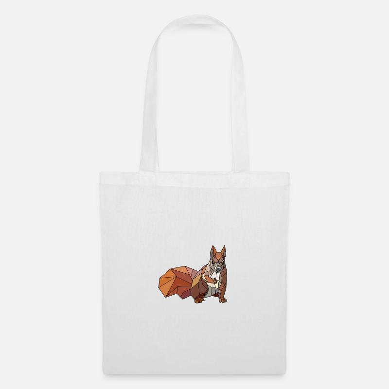 Eichhörnchen blanko - Stoffbeutel - Weiß