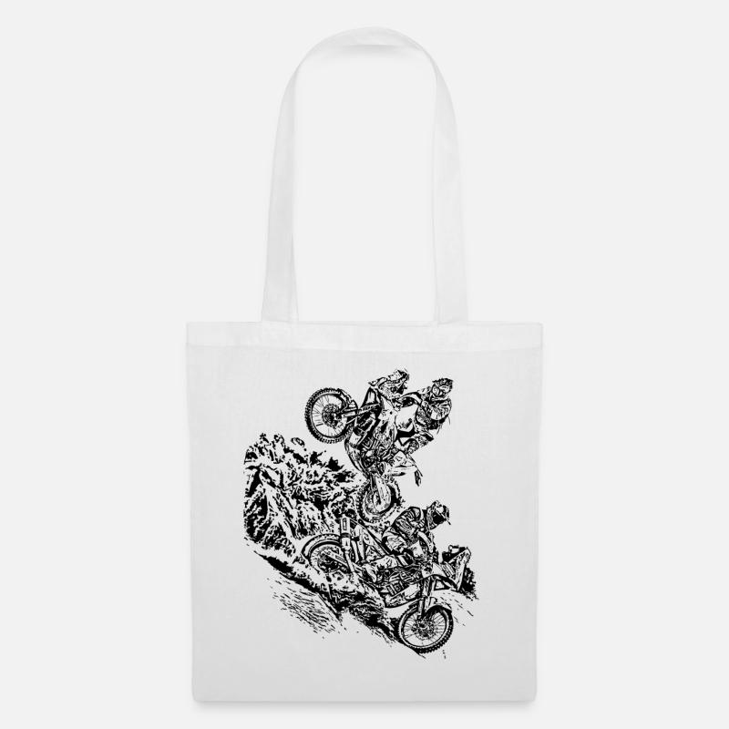 Raid de rallye - Sac en tissu - blanc