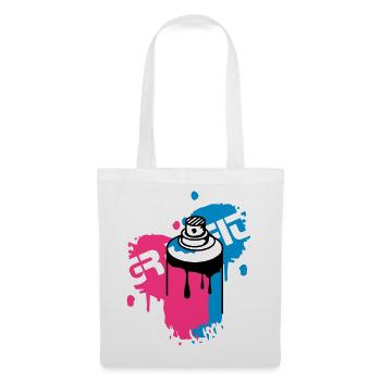 spray can Graffiti Style - Tote Bag - white - Front