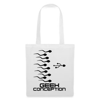 Geek Conception - Sac en tissu - blanc - Devant