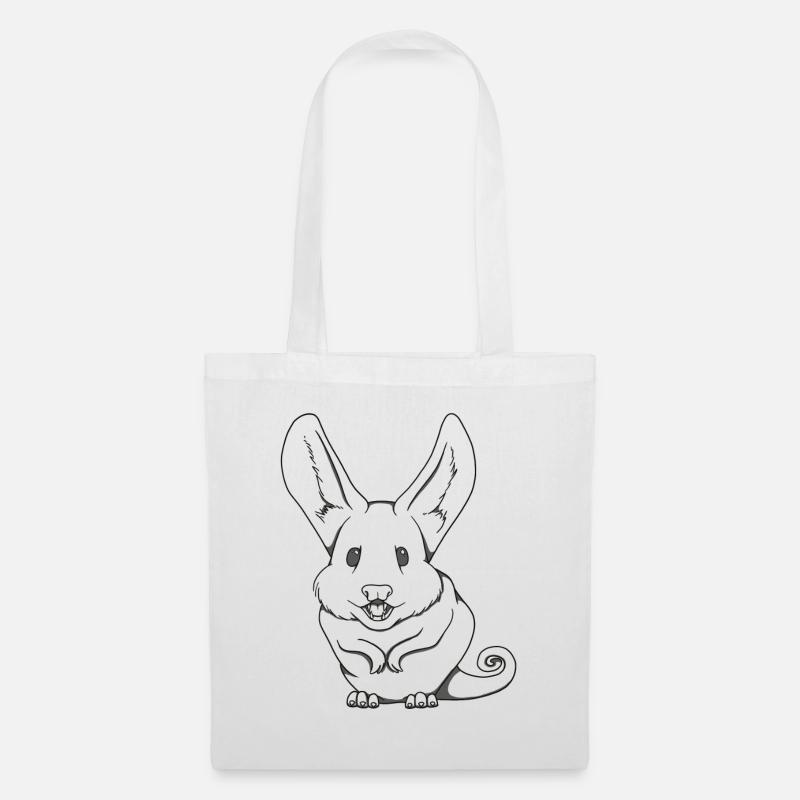 Bat - Tote Bag - white