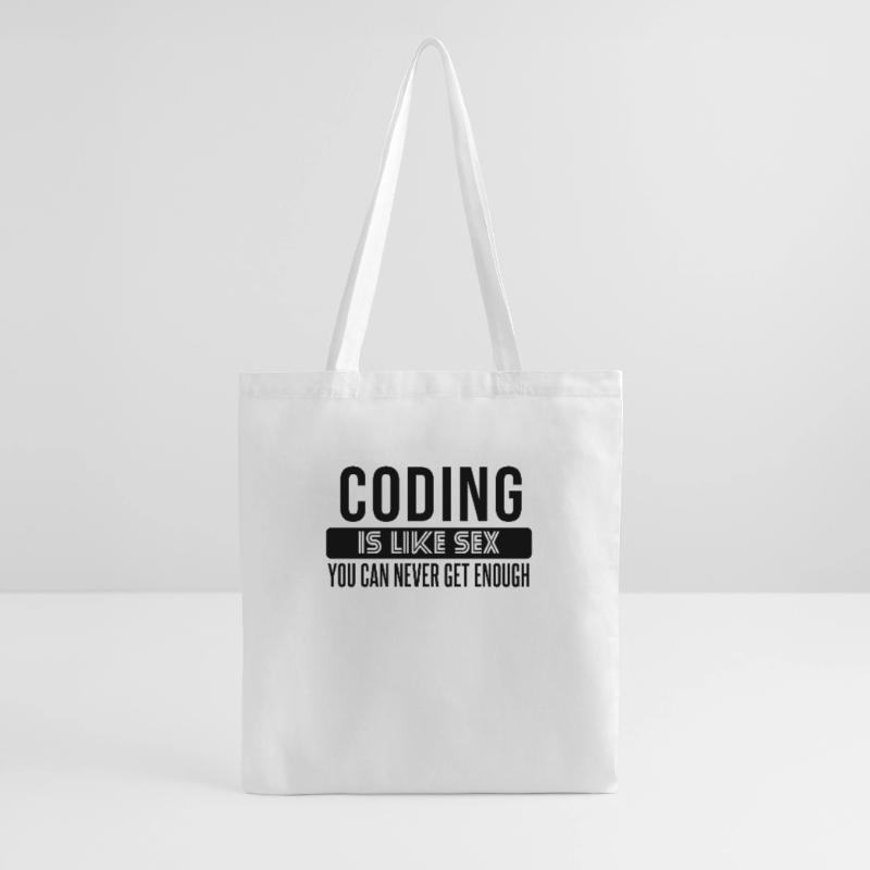 Coding Statement – Provocative Developer Design Tote Bag