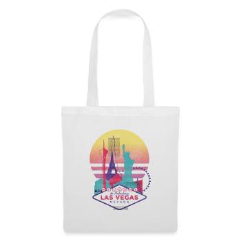 Las Vegas - Sac en tissu - blanc - Devant