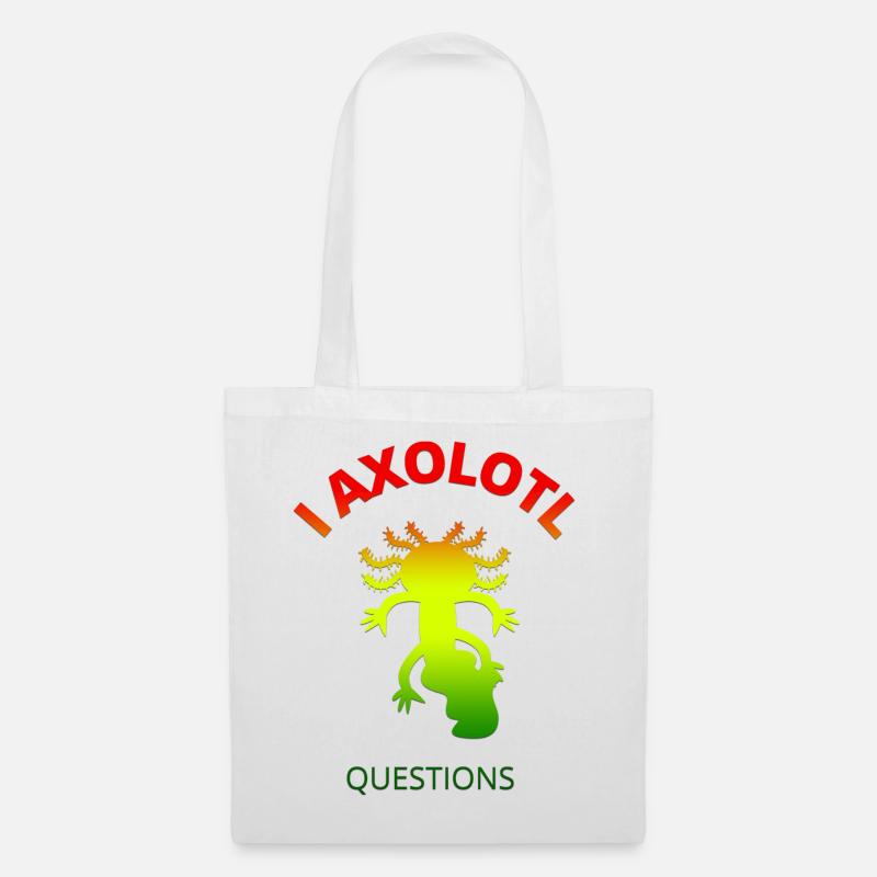 Axolotl - Tote Bag - white
