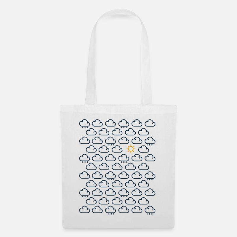 Clouds Rain Sun 1 - Tote Bag - white