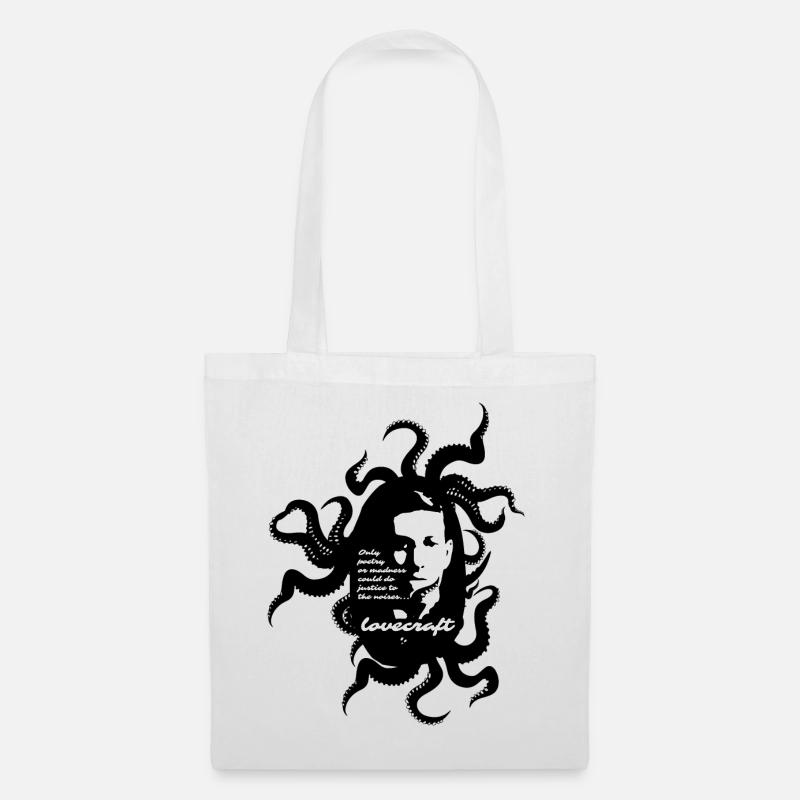 H.P. Lovecraft - Cthulhu Mythos - Stoffbeutel - Weiß