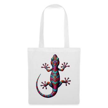 Gecko - Stoffbeutel - Weiß - Vorne