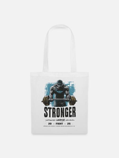 Stronger - Stoffbeutel - Weiß