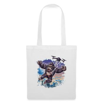 Gorilla Drone Kids Funny - Tote Bag - white - Front