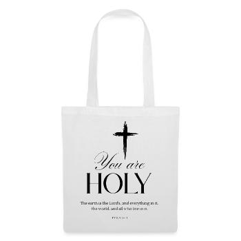 You Are Holy – Christliches Design | Isaiah 6:3 - Stoffbeutel - Weiß - Vorne