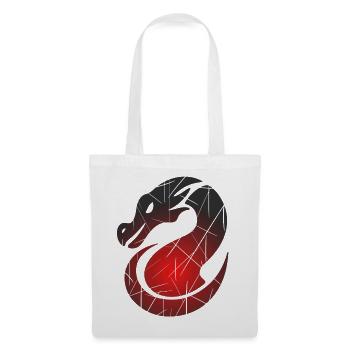 Red Dragon with Split Texture - Tote Bag - white - Front