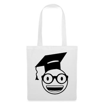 Nerd Student - Tote Bag - white - Front