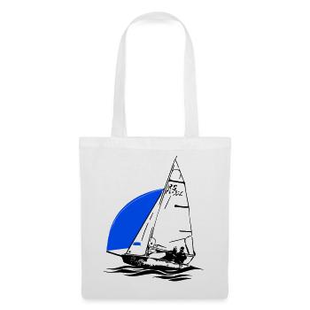 RS Feva XL Sailboat Youth Sailing Dinghy Regatta - Tote Bag - white - Front