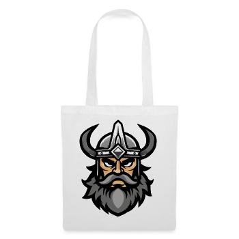 Viking Head Valhalla - Tote Bag - white - Front