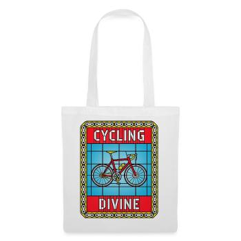 Cycling Stained Glass - Tote Bag - white - Front