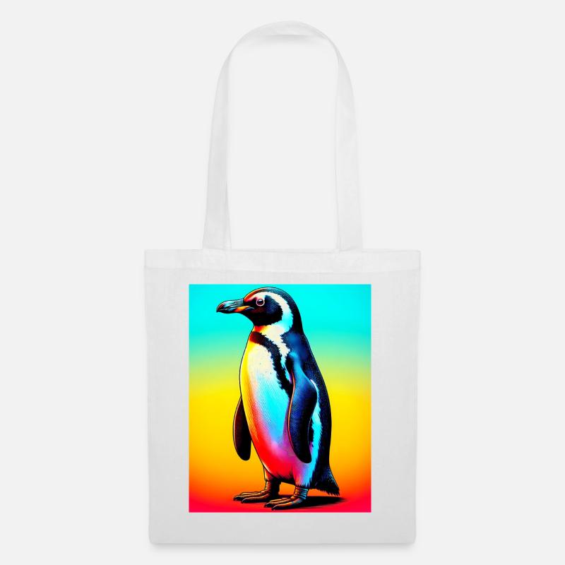 penguin - Tote Bag - white