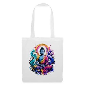 Buddha Wave Meditation Art - Tote Bag - white - Front
