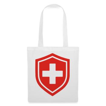 First Aid Shield Medical Emergency Healthcare Symb - Tote Bag - white - Front