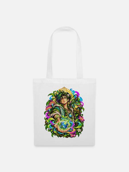 Ökologie und Schutz der Lebenden × Psychedelika. - Stoffbeutel - Weiß
