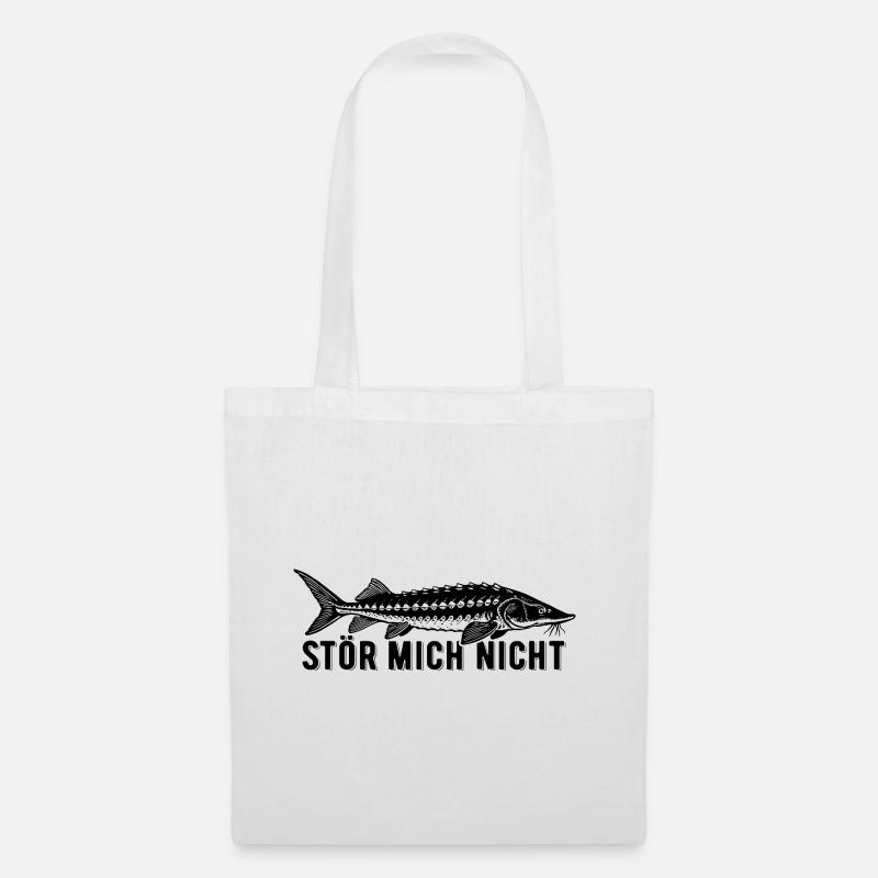 Stör mich nicht - Hausen - Angler Spruch - Geschen - Stoffbeutel - Weiß