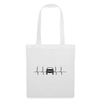 Véhicule tout-terrain 4wd 4x4 AWD Offroad 4wheeler cadeau - Sac en tissu - blanc - Devant