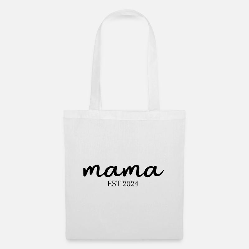 mama est 2024 - Stoffbeutel - Weiß