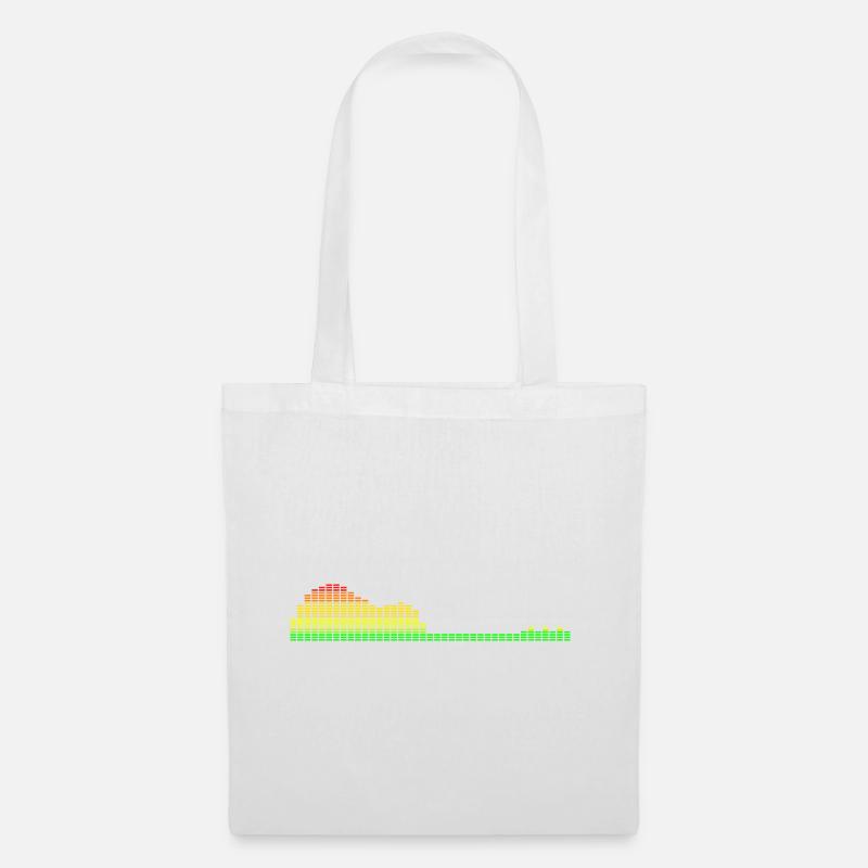 Guitar Shape Equalizer - Tote Bag - white