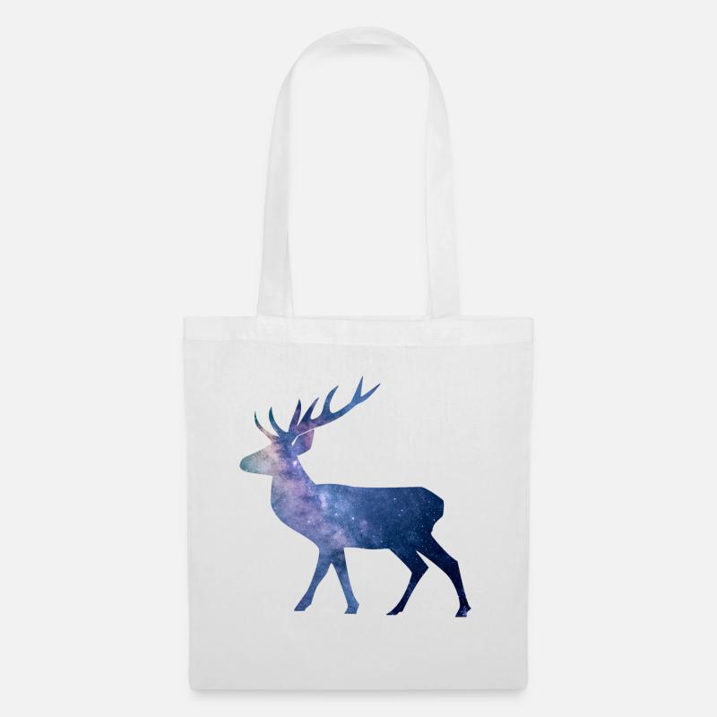 Deer Starlight - Tote Bag - white
