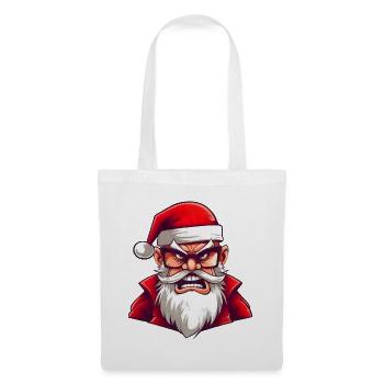 Fun Angry Santa - Tote Bag - white - Front