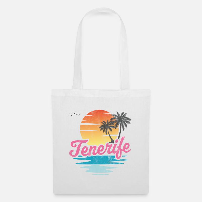 Teneriffa - Stoffbeutel - Weiß