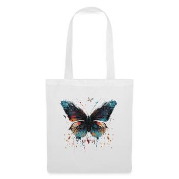 Beauté épanouie du papillon - Sac en tissu - blanc - Devant