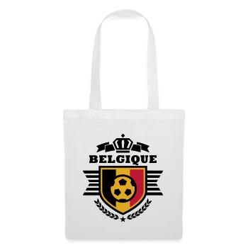 Belgium (Belgique) coat of arms - Tote Bag - white - Front