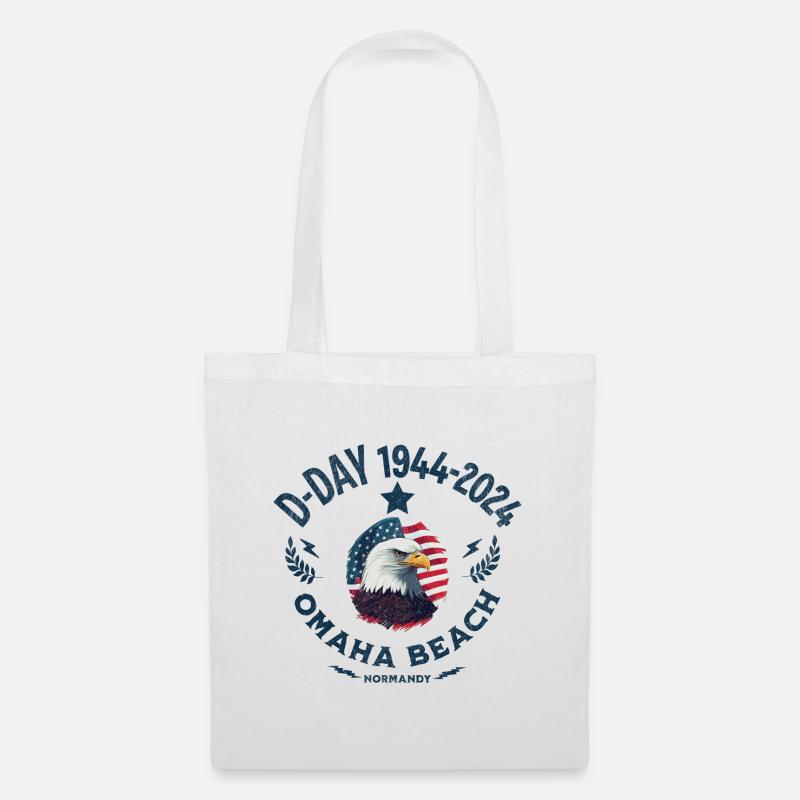 D DAY 80th anniversary Omaha beach - Tote Bag - white