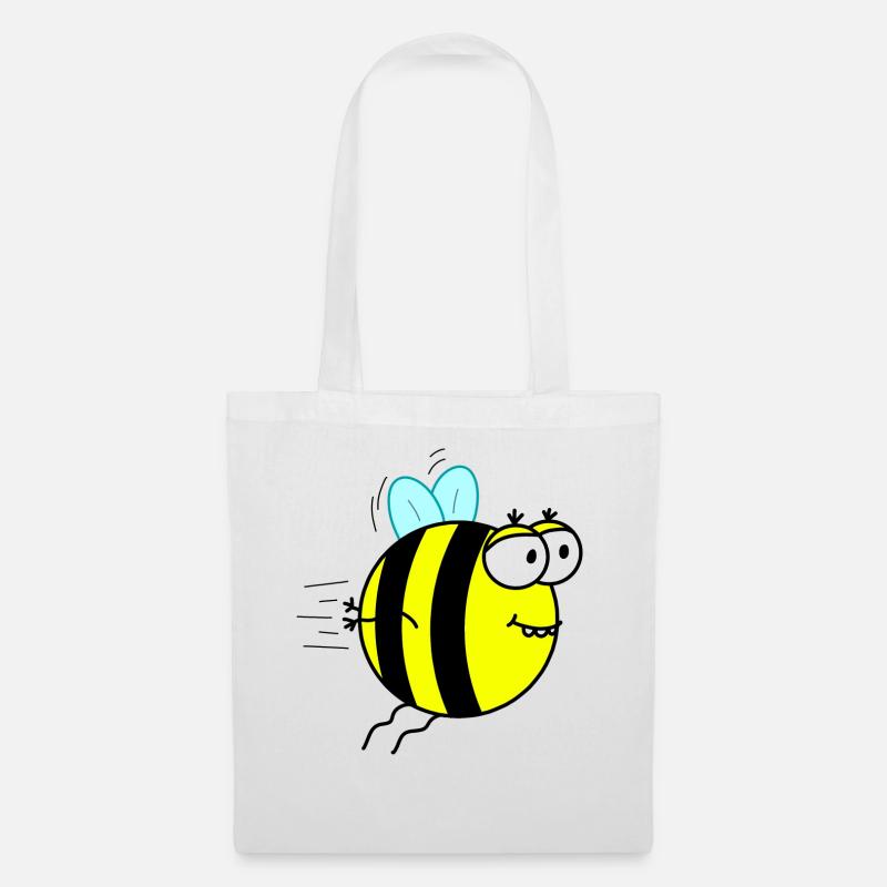 Thick bumblebee - Tote Bag - white