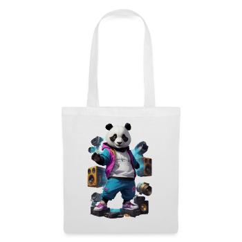 Breakdance Panda - Tote Bag - white - Front