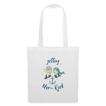 Mer-Ried - Married - bachelor party - Tote Bag - white - Front