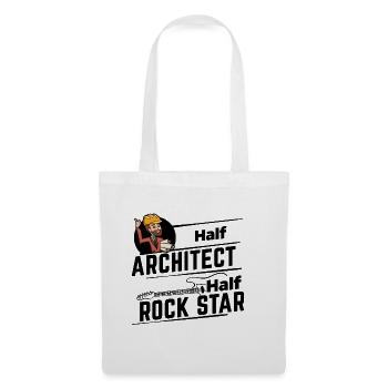 Architecte - Half Rock Star - Sac en tissu - blanc - Devant