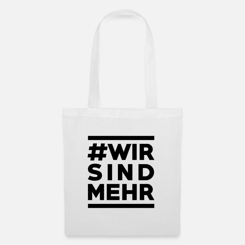 #Wir Sind mehr #Chemnitz - Stoffbeutel - Weiß