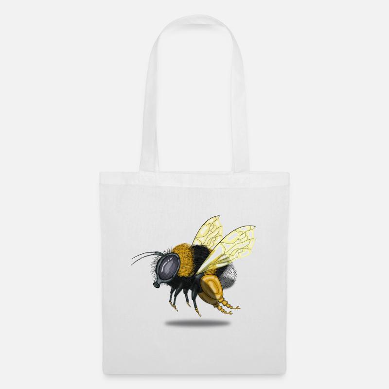 Bumble bee beekeeper conservation gift - Tote Bag - white