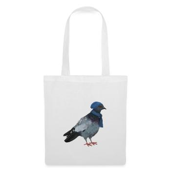 Pigeon - winter - Tote Bag - white - Front