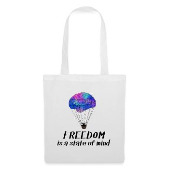 Brain Balloon Freedom state of mind - Tote Bag - white - Front