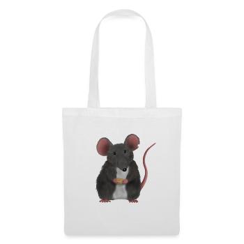 Little cute mouse or rat - Tote Bag - white - Front