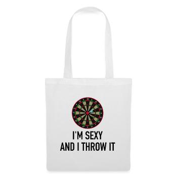 Dart je suis sexy et je le jette - Sac en tissu - blanc - Devant