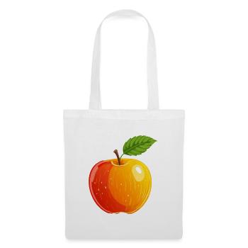 Apple Apple Fruit Fruit Fruits Drawing - Tote Bag - white - Front