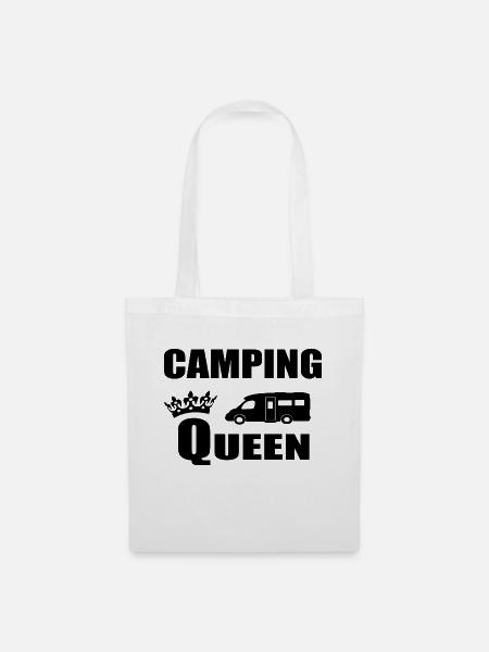 Camping - Stoffbeutel - Weiß