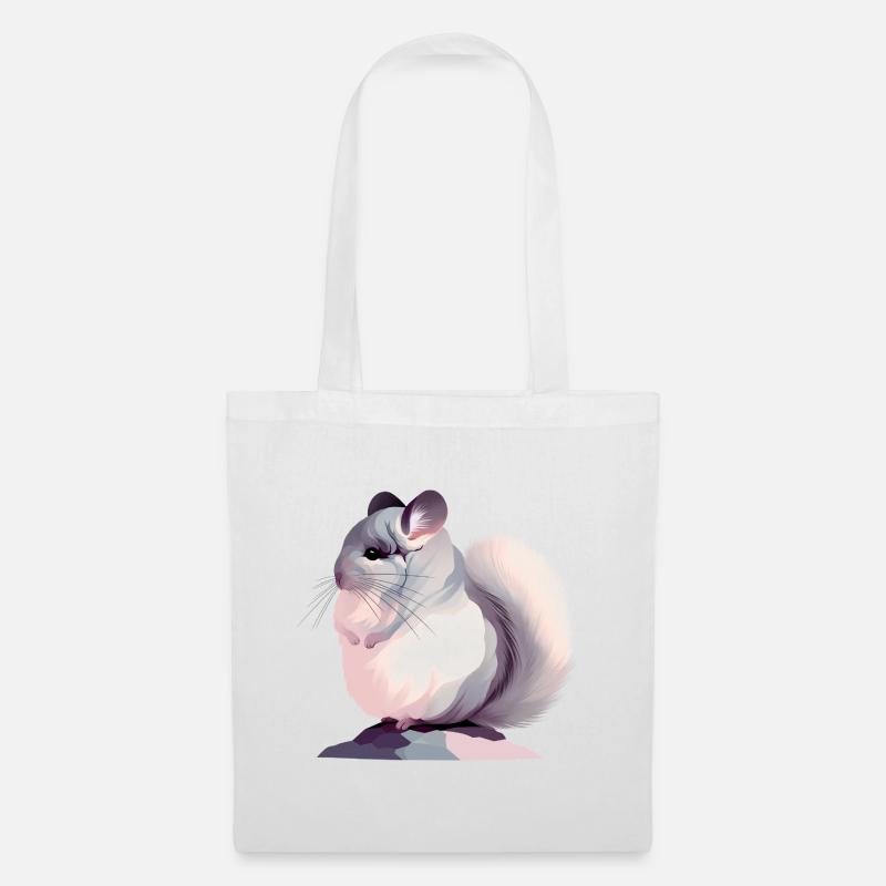 Chinchilla - Stoffbeutel - Weiß