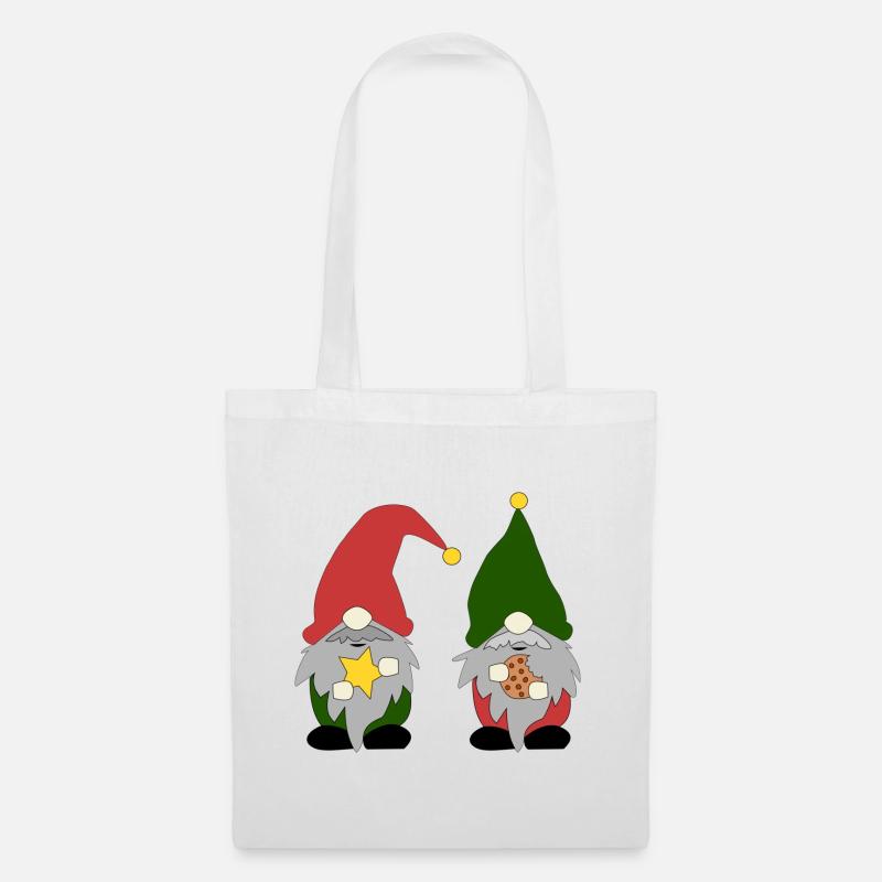Elfes joyeux - Sac en tissu - blanc
