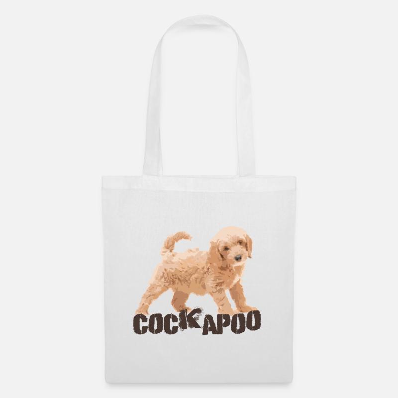 Cockapoo - Stoffbeutel - Weiß